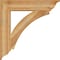 Ekena Millwork Thorton Traditional Rough Sawn Bracket, Western Red Cedar, 6"W x 34"D x 34"H BKT06X34X34THR01RWR - alternate 4